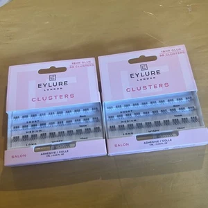 EYLURE LONDON MIXED CLUSTERS 30 CLUSTERS EYELASHES x 2 - Picture 1 of 3