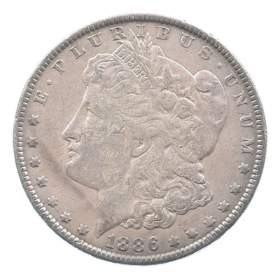 Mejor dólar de plata Morgan 1886 - 90% moneda de Estados Unidos - bonita moneda *113 Foto 1 de 3