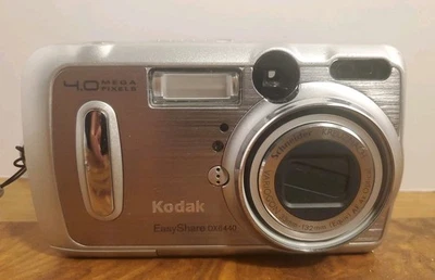 Kodak EasyShare DX6440 4.0MP Digital Camera TESTED WORKING Battery Needs Charged - Image 1 of 4