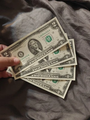 $2 Dollar Bills Stack Uncirculated Mint 2017 - Image 1 of 4