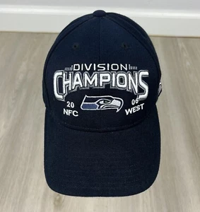 Seattle Seahawks Reebok 2006 NFC West Division Champions Strapback Hat Cap NFL - Picture 1 of 12