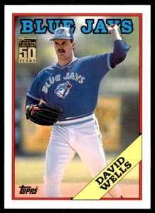 2001 TOPPS TRADED. DAVID WELLS TORONTO BLUE JAYS #128T - Picture 1 of 2