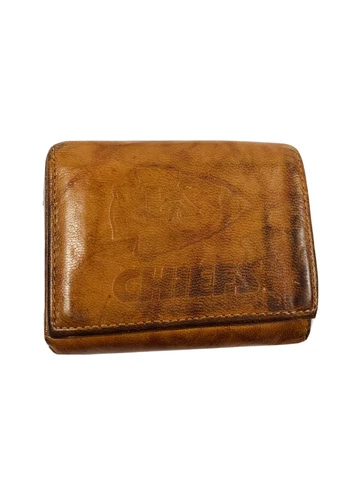 Kansas City Chiefs NFL Embossed Leather Trifold Wallet Cover