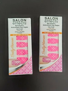 Pegatinas para uñas Sally Hansen EFECTOS DE SALÓN 18 pestañas para uñas 110 DORADAS (LOTE DE 2) - Imagen 1 de 2