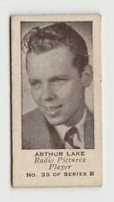 Arthur Lake 1931 Peerless Series B Weight Machine Trading Card #33