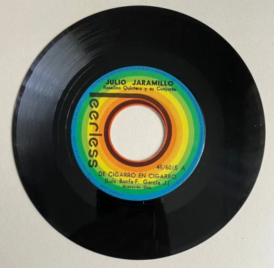 JULIO JARAMILLO -DE CIGARRO EN CIGARRO / PARA TI MADRECITA- MEXICAN 7¨SINGLE Foto 1 de 3