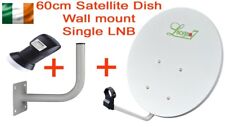 60CM Satellite Dish/LNB/ Wall Mount Sky Freesat Perfect for Seaside Location