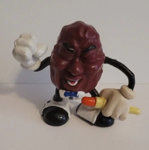 Figura vintage de PVC 2,5" CALIFORNIA RAISINS DIMINUTA MORDIDA aplausos CALRAB 1987 - Imagen 1 de 6