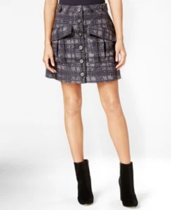 Gonna utility Rachel Rachel Roy taglia 4 stampata con bottoni sul davanti vendita al dettaglio $ 89,00 - Foto 1 di 8