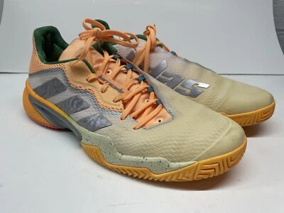 Tenis Adidas Barricade para hombre talla 12 - naranja/amarillo/verde HQ8416 Foto 1 de 4