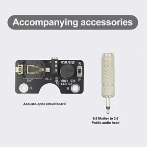 Addestratore CW codice Morse Key Sound Light Circuit Board per chiave Manual H7 - Zdjęcie 1 z 14