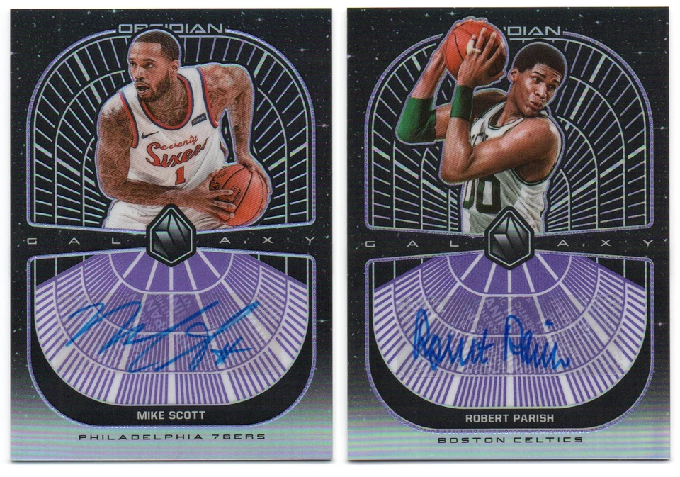 2019-20 Panini Obsidian Galaxy Autographs Purple Auto Serial # Pick Any - Image 1 of 1