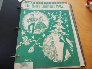 BOORUM & PEASE BINDER OF VARIETY VINTAGE PIANO SHEET MUSIC CHRISTMAS OKLAHOMA - Picture 1 of 12