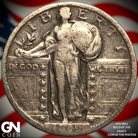 1919 P Standing Liberty Quarter  Q0363 Cover