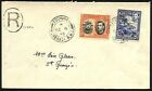 GRENADA 1944 Local registered cover COUYAVE to St George's.................19089