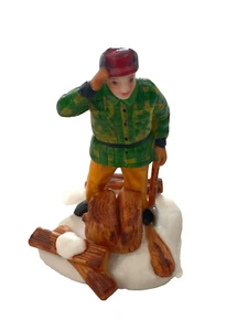 Dept 56 Heritage Village Collection "WOOD CUTTER" Replacement Figure - Picture 1 of 5