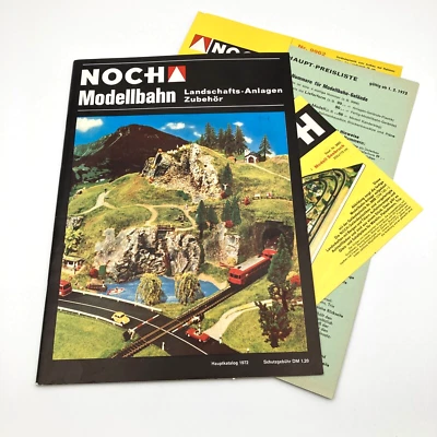 Noch Model Train and Railroad Accessories Catalog 1972 Pricelist Insert German - Image 1 of 4