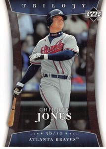 2005 Upper Deck Trilogy Baseball Chipper Jones #19 NM/MT ATLANTA BRAVES