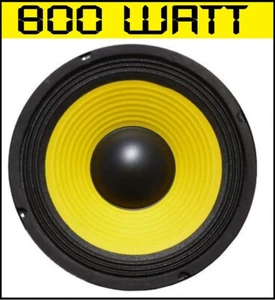 SUBWOOFER 800 WATT WOOFER 30 CM 12" POLLICI AUTO 4 OHM 185 watt rms - Foto 1 di 2