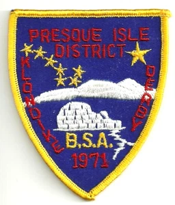 04 BSA PRESQUE ISLE District 1971 Klondike Derby Patch - Picture 1 of 1