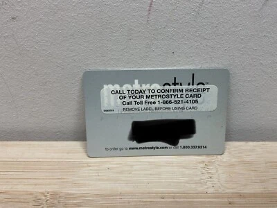 Vintage Metro Style Platinum Credit Card Expired - B45 - Image 1 of 2