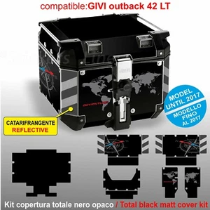 Stickers Kit Compatible Bauletto Top Case Givi 42 Lt 2017 BMW R1200 R1250 GS T2 - Picture 1 of 1