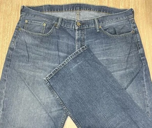 LEVI'S 559 Jeans RELAXED STRAIGHT 40x30 Medium Blue Distressed *VGUC* 050521 - Picture 1 of 2