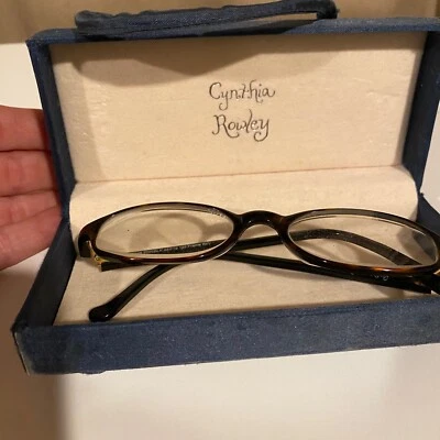 Gafas Cynthia Rowley Vintage con Estuche - Azul Marino Aspecto Retro Foto 1 de 4