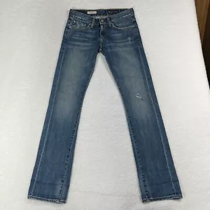 Jeans AG Adriano Goldschmied Tomboy Boyfriend Fit donna 24R 27x32 blu - Foto 1 di 11