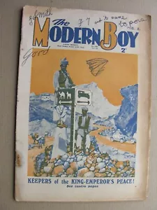 1932 MODERN BOY MAGAZINE August 27th W. E. Johns Khyber Pass, Percy F Westerman - Picture 1 of 8