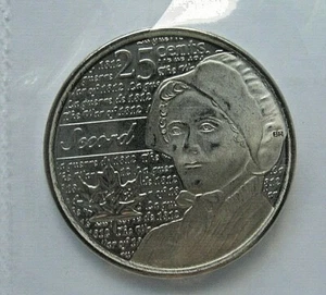 2013 Canadian 25 Cent Coin Laura Secord La Guerre The War of 1812 Uncirculated - Picture 1 of 4