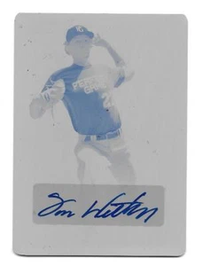 1/1 AUTO SAM WEATHERLY 2016 LEAF PERFECT GAME PRINT PLATE AUTO COLORADO ROCKIES - Picture 1 of 1