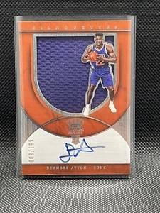 2018-19 Panini Crown Royale Silhouettes DeAndre Ayton RC Rookie Jersey AUTO /199