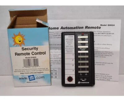 X10 Powerhouse Security System Remote Control Model SH624 ~ New-In-Open Box - Image 1 of 4