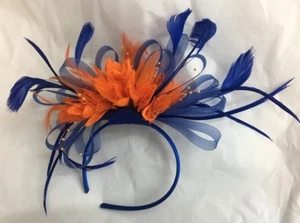 Dima eléctrica fascinadora azul real y naranja para boda carrera - Imagen 1 de 1