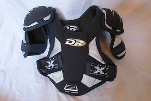 New DR Axis X Series Junior Ice Hockey Chest Pad Protector Dk Blue Youth Medium