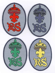 JUEGO DE PARCHES DE PREMIO DE RANGO DE AVANCE ROVER SCOUT (RS) - Imagen 1 de 1