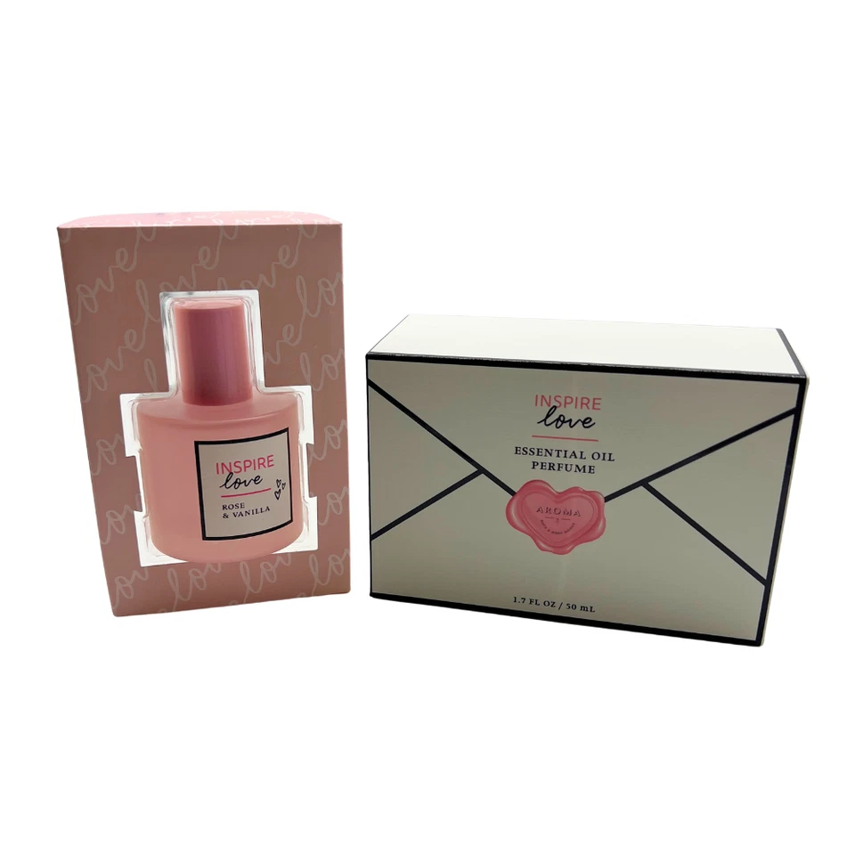 Spray perfume aceite esencial de rosa y vainilla Bath & Body Works Inspire Love 1,7 oz Foto 1 de 4