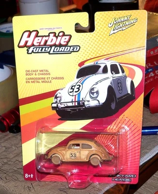 JOHNNY LIGHTNING WHITE LIGHTNING JUNKYARD HERBIE FULLY LOADED VHTF! - Image 1 of 4