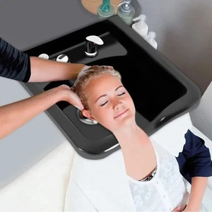 Rückspülgerät Wandmontage Shampoo Waschbecken Haarwaschbecken Salon Schüssel ABS - Bild 1 von 6