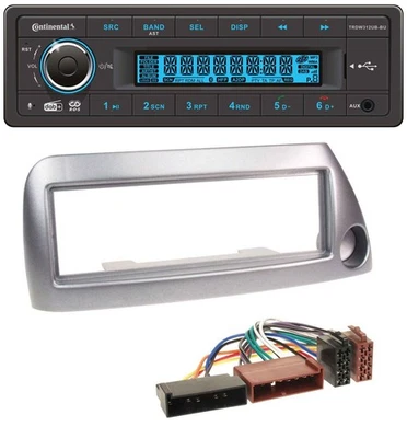 Continental MP3 DAB USB Bluetooth Autoradio für Ford Ka bis 2008 silber-metallic - Bild 1 von 4