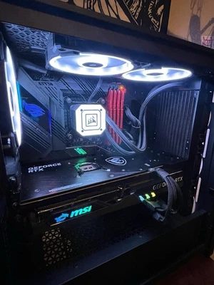 Gaming Pc MSi RTX 4080 and 11th Gen Intel(R) i7-11700K @ 3.60GHz 32 GB DDR4 Ram - Image 1 of 4