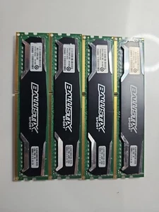 16GB 4X4GB CRUCIAL BALLISTIX SPORT DDR3 1600MHZ BLS4G3D1609DS1S00.16FMR - Picture 1 of 2