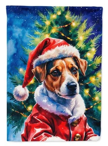 Jack Russell Terrier Weihnachten Flagge Canvas Haus Größe DAC8491CHF - Bild 1 von 4