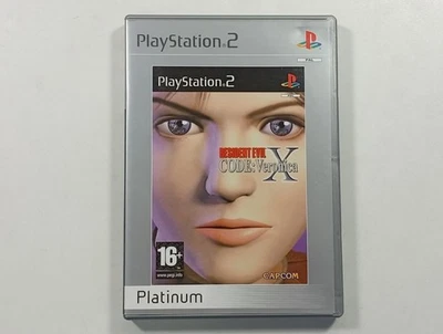 RESIDENT EVIL CODE VERONICA X SONY PLAYSTATION 2 (PS2 PLATINUM) PAL-FR OCCASION - Bild 1 von 4