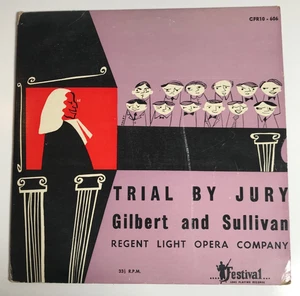 Trial by Jury Gilbert & Sullivan Vinyl Lp 1949 Record - Picture 1 of 5