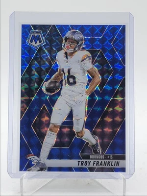 TROY FRANKLIN 2025 MOSAIC FOOTBALL SILVER KNIGHT BRONCOS /99 Q5849 - Image 1 of 2