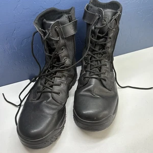 511 TATICAL Men ATAC 2.0 8 Inch Military Boots Sz 11 Black Lace Up Side Zip S-3 - Picture 1 of 12