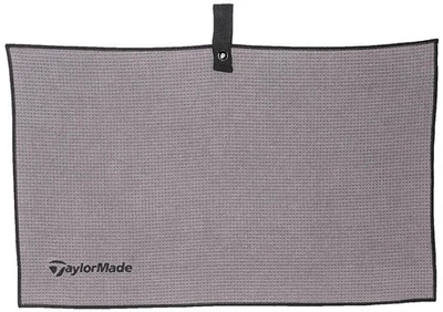 全新 TaylorMade 超细纤维推车 毛巾 - 灰色 - 15"x24" — 第 1/2 张图片