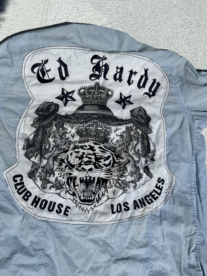 ВИНТАЖНЫЙ ED HARDY НА ПУГОВИЦАХ - Изображение 1 из 4
